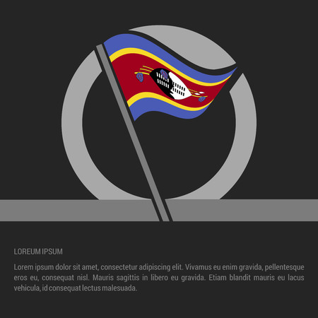 Country flag with creative design vectorのイラスト素材