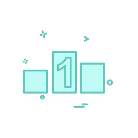 Positions icon design vectorのイラスト素材