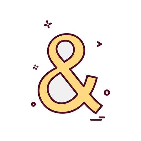 And icon design vectorのイラスト素材