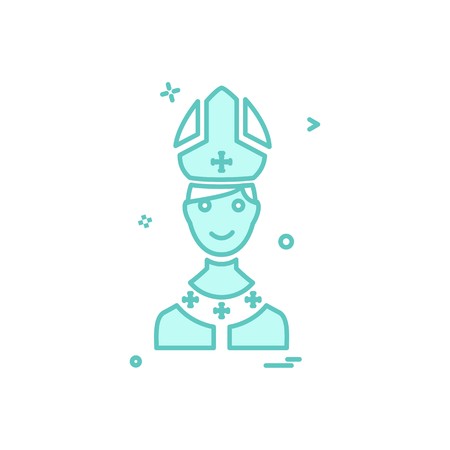 Christian icon design vectorのイラスト素材