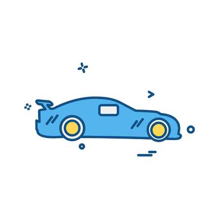 Vehicle icon design vectorのイラスト素材
