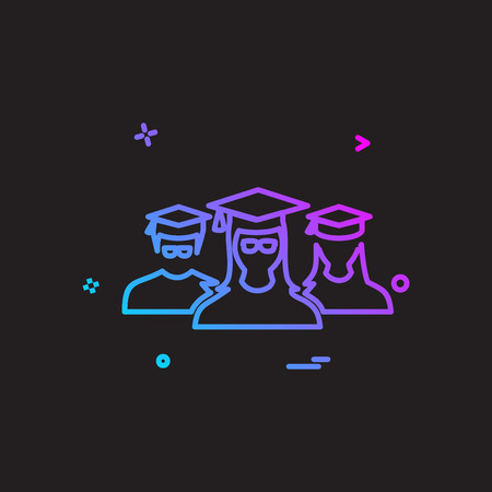 Avatar icon design vectorのイラスト素材
