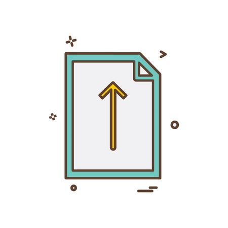 File icon design vectorのイラスト素材