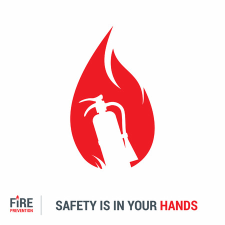 Fire Prevention design with creative style vectorのイラスト素材