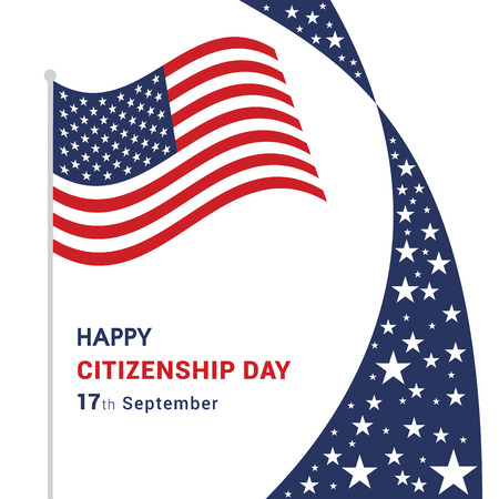 Happy Citizenship design vectorのイラスト素材