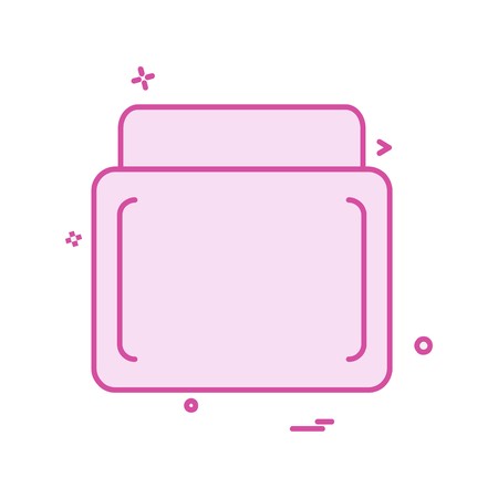 Cosmetics icon design vectorのイラスト素材