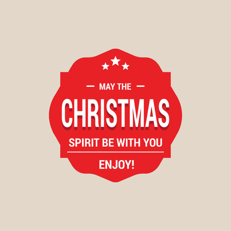 Merry Christmas card with elegent design and typography vectorのイラスト素材