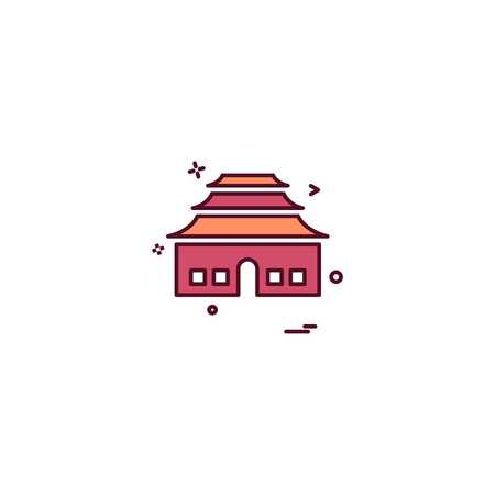 Church icon design vectorのイラスト素材
