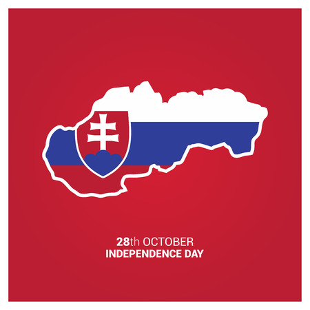 Slovakia Independence day design vectorのイラスト素材