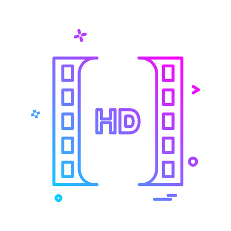 Media icon design vectorのイラスト素材