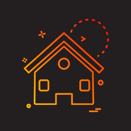 Real Estate icon design vectorのイラスト素材