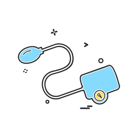 Blood Pressure icon design vectorのイラスト素材