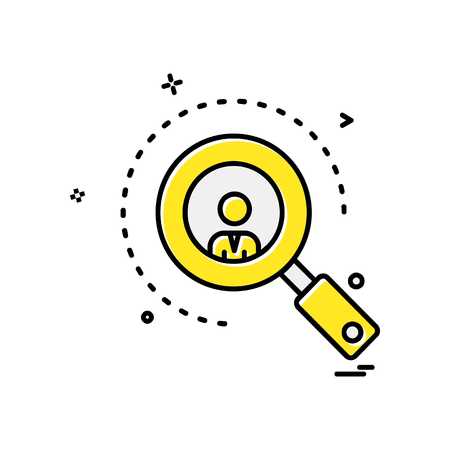 Search icon design vectorのイラスト素材