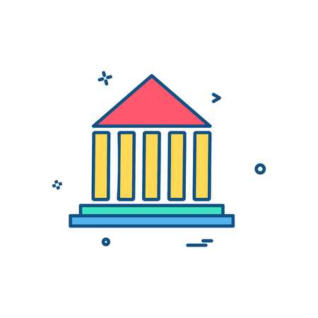 Building icon design vectorのイラスト素材