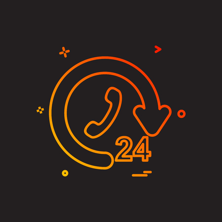 Refresh icon design vectorのイラスト素材