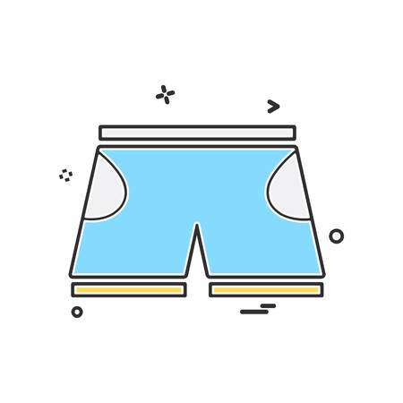 Swimming icon design vectorのイラスト素材