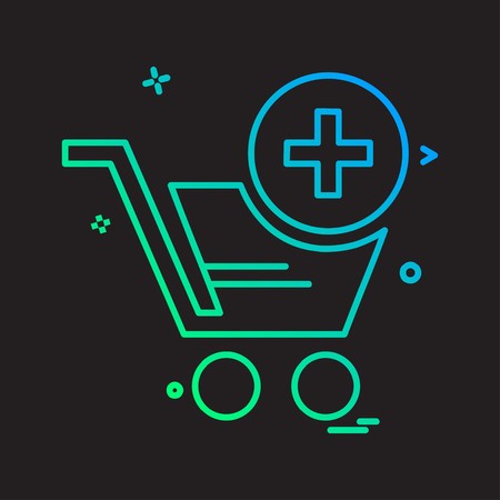 Shopping icon design vectorのイラスト素材