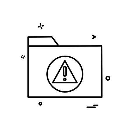 Folder icon design vectorのイラスト素材