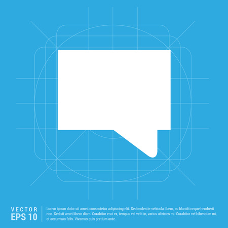 Speech bubble iconのイラスト素材