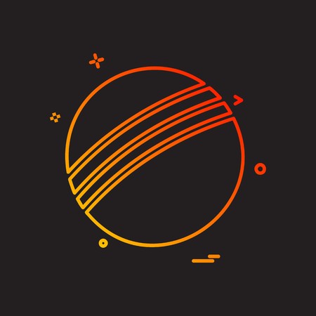 Ball icon design vectorのイラスト素材