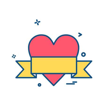 Love icon design vectorのイラスト素材