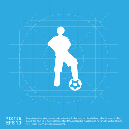 Football Player Iconのイラスト素材