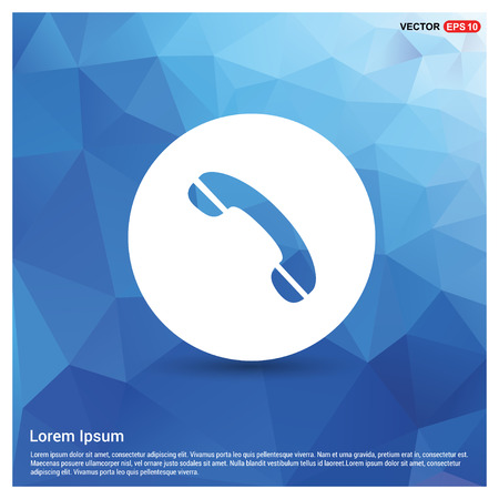 Phone receiver icon. - Free vector iconのイラスト素材