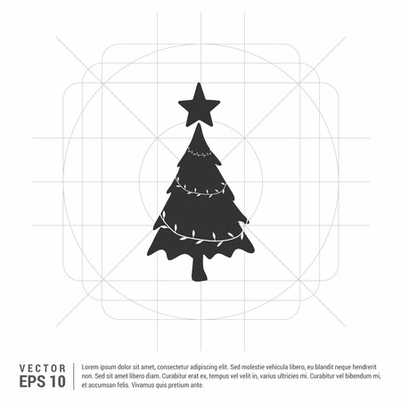 X-Mas Tree Iconのイラスト素材