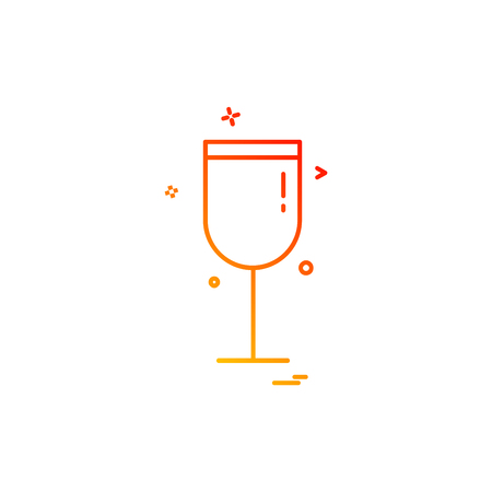 Drinks icon design vectorのイラスト素材