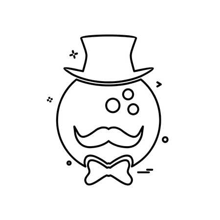 Bowling icon design vectorのイラスト素材