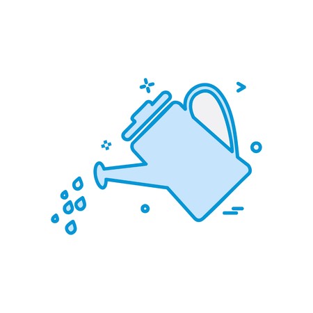 Water shower icon design vectorのイラスト素材