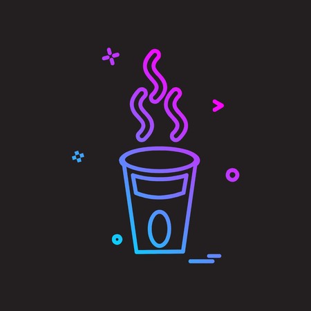 Drink icon design vectorのイラスト素材