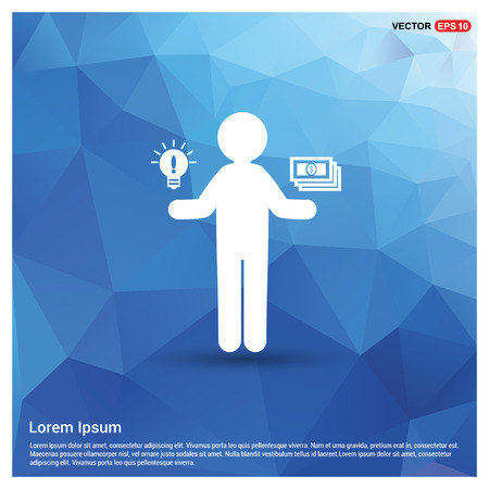 money in hand Icon - Free vector iconのイラスト素材