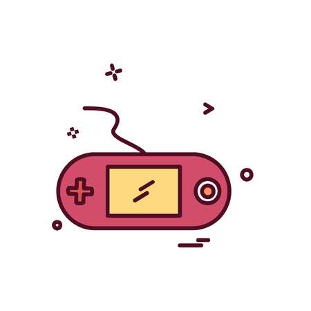 Game remote icon design vectorのイラスト素材