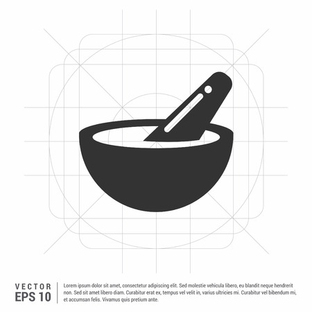 Icon of bowl and chopsticksのイラスト素材