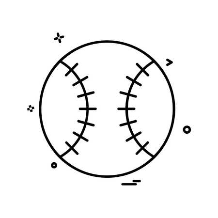 Ball icon design vectorのイラスト素材