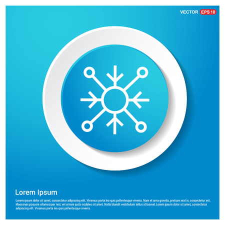 Snow Flake Iconのイラスト素材