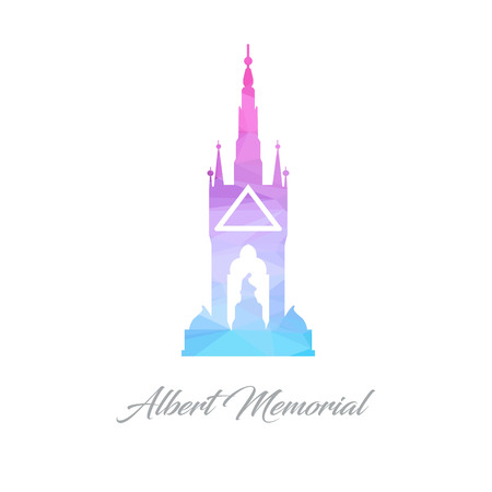 World Famous landmarks design with creative background vectorのイラスト素材