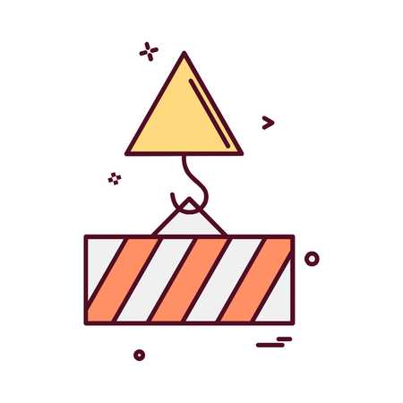 Crane icon design vectorのイラスト素材