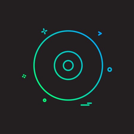 Media icon design vectorのイラスト素材