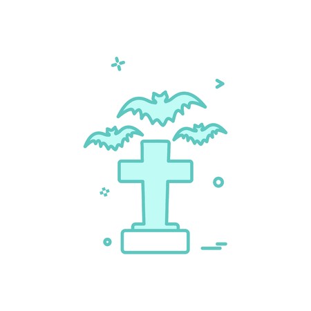 Halloween icon design vectorのイラスト素材