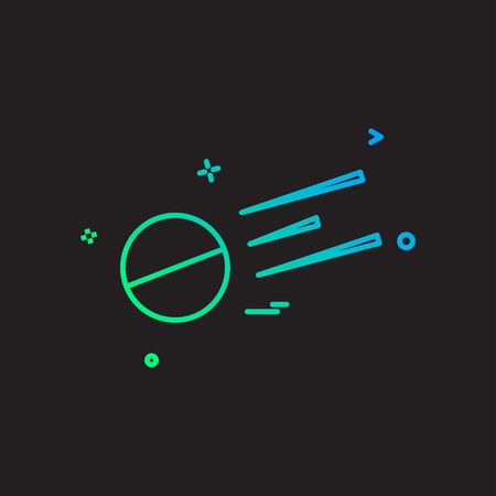 ball short good batsamn icon vector designのイラスト素材