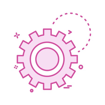 Labour tools icon design vectorのイラスト素材