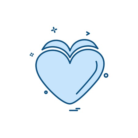 Hearts icon design vectorのイラスト素材