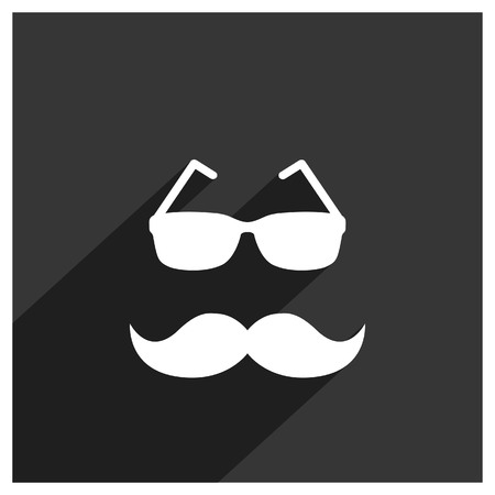 Happy New Year icon with black and white theme vectorのイラスト素材
