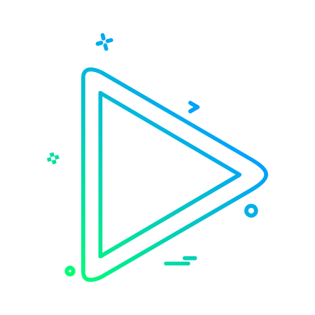 Media icon design vectorのイラスト素材