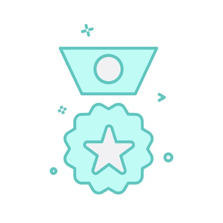 Medal icon design vectorのイラスト素材
