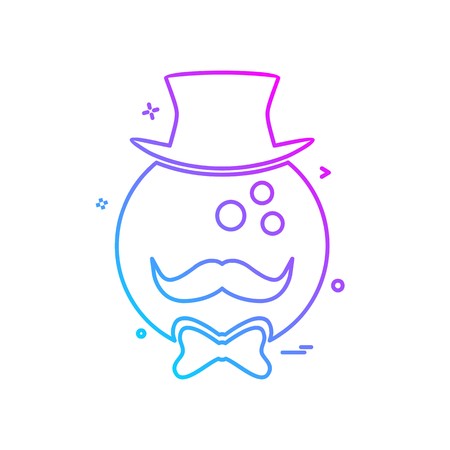 Bowling icon design vectorのイラスト素材