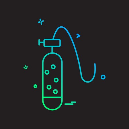 Swimming icon design vectorのイラスト素材