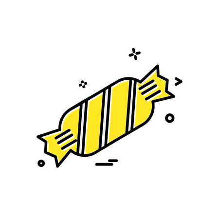 Toffee icon design vectorのイラスト素材